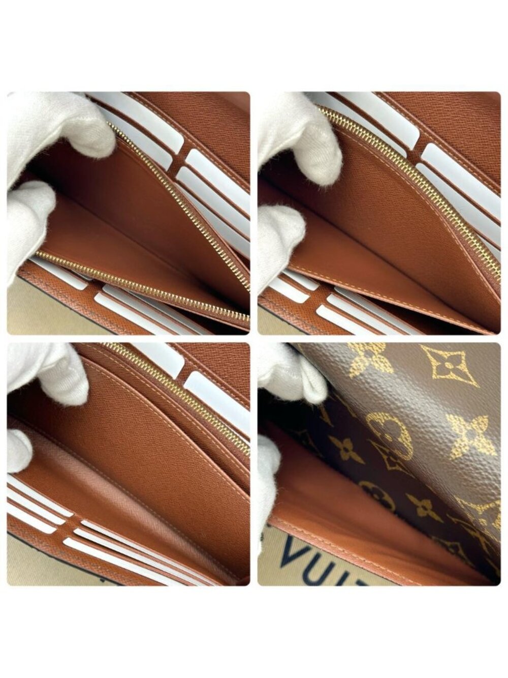 Louis Vuitton Monogram Portefeuille Sarah Wallet - Picture 7 of 9